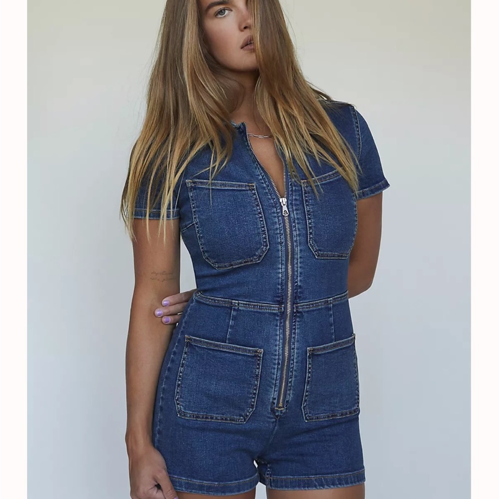 Free people Jean romper
